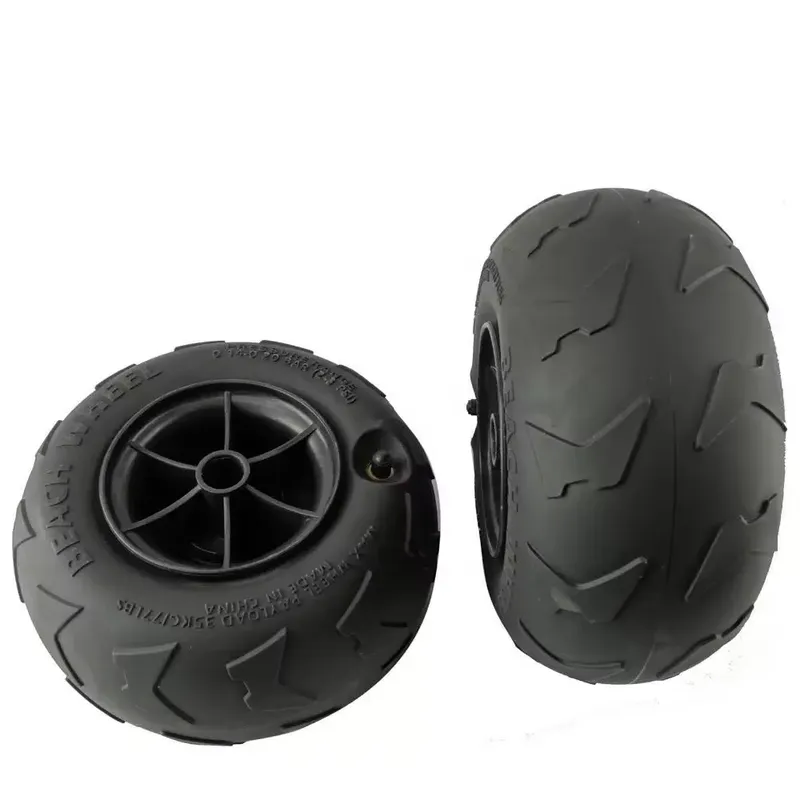 Fishing Kayak Cart - 9‑Inch PVC Inflatable Sand Balloon Wheel,