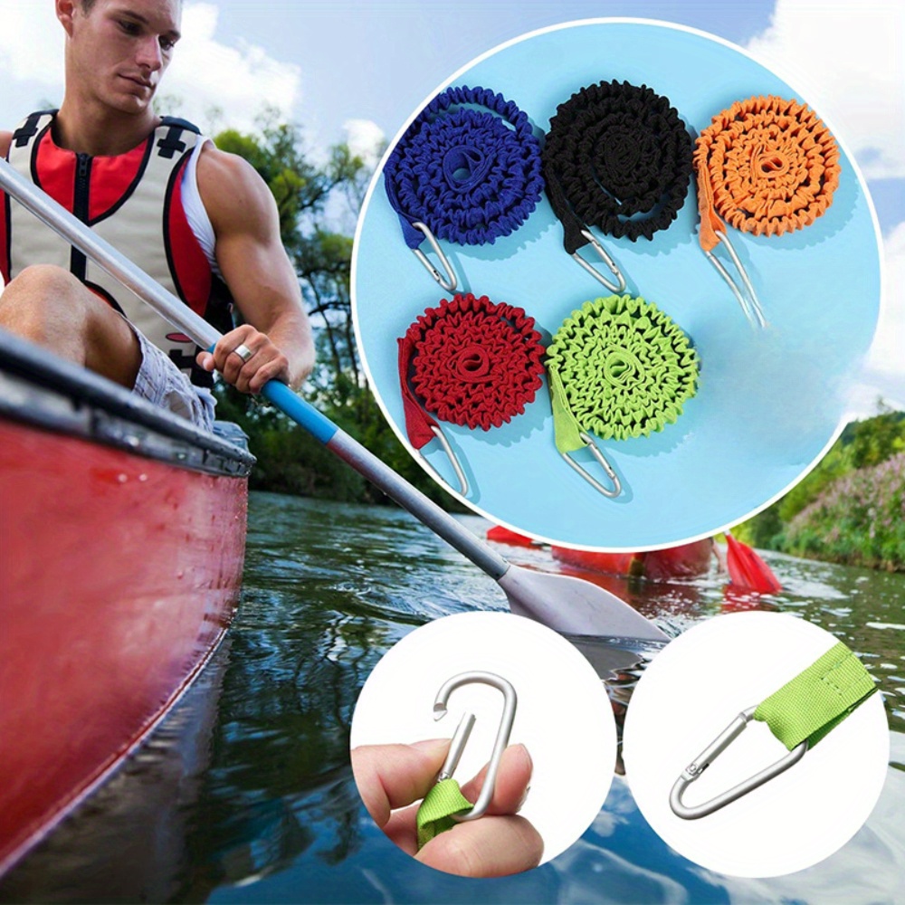 1PC Adjustable Elastic Kayak P - Fishing Kayak Paddle Leash review and price