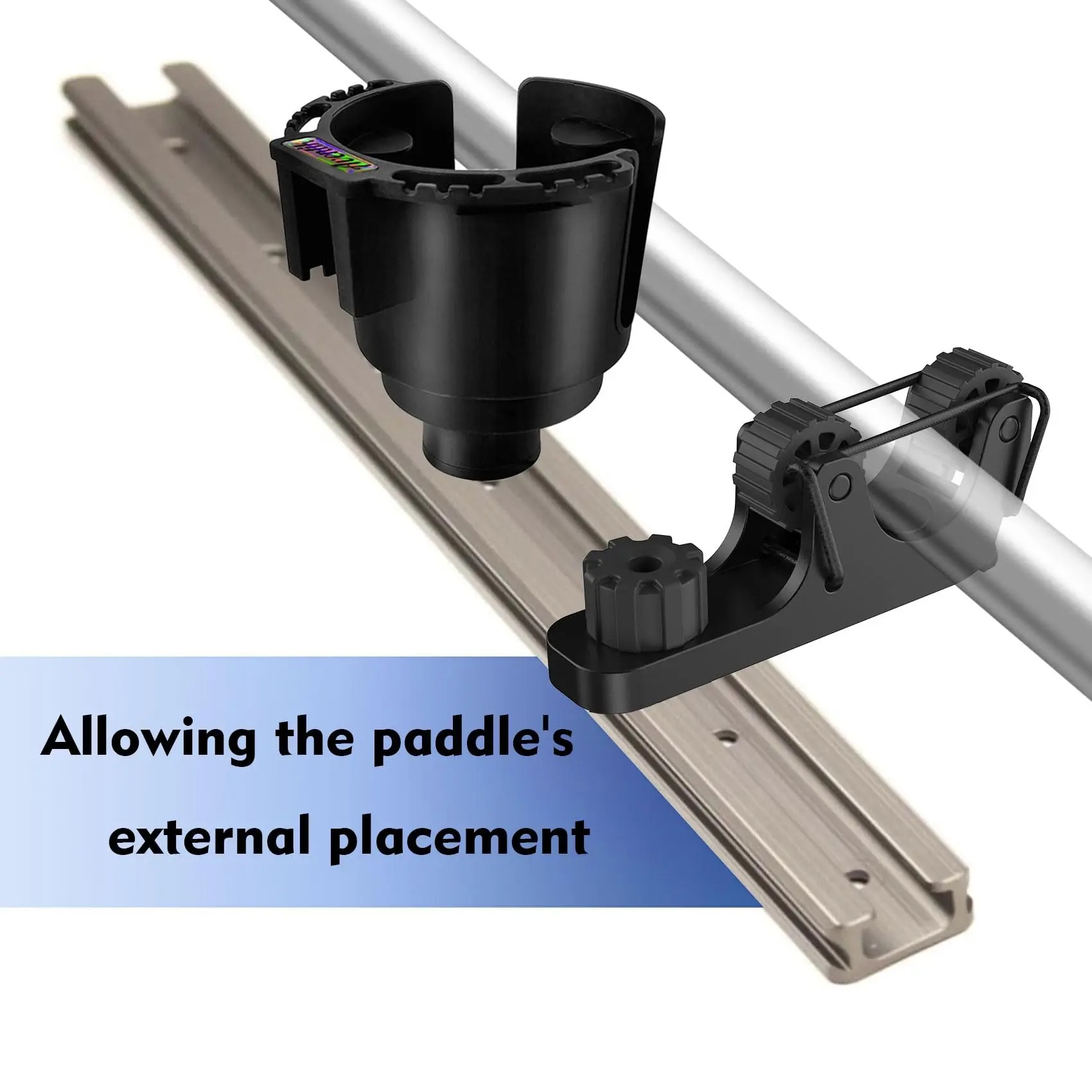 Kayak Paddle Holder Track Moun - Fishing Kayak Crate review and price